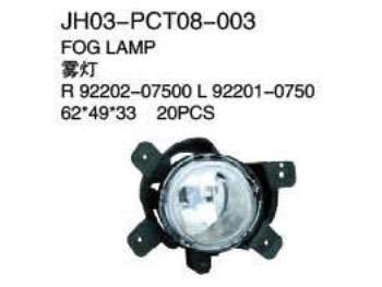 FARO CAMINERO KIA PICANTO 08/11 IZQ.