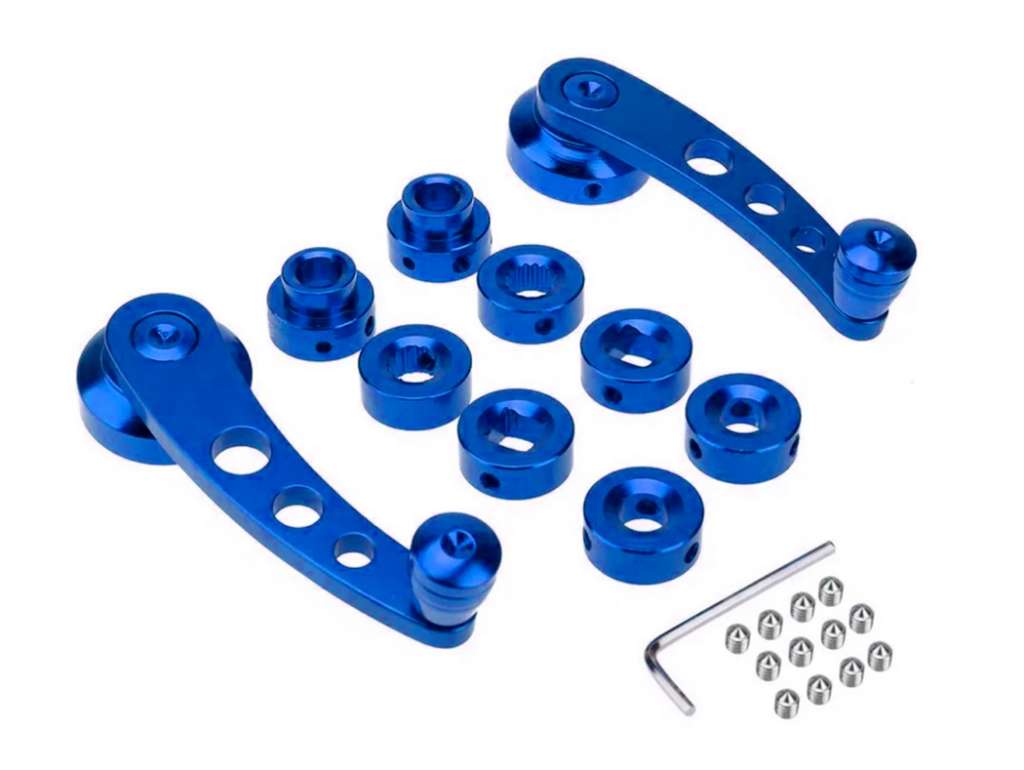 Manija levanta cristal universal de aluminio