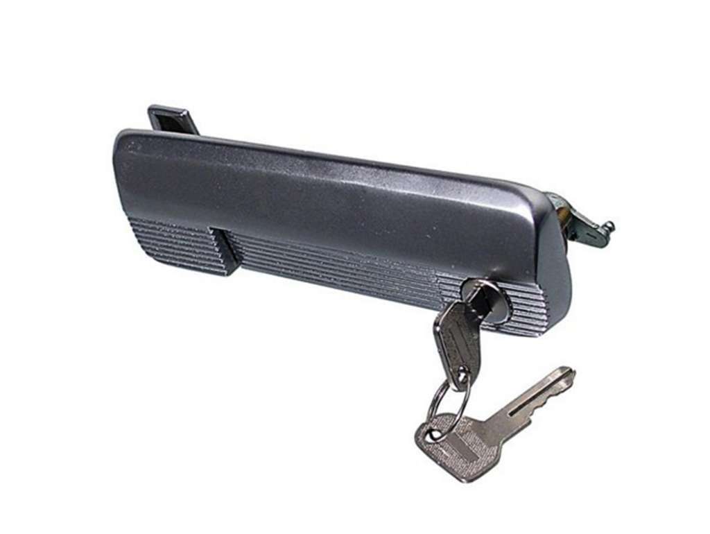 Manija de puerta exterior con cerradura