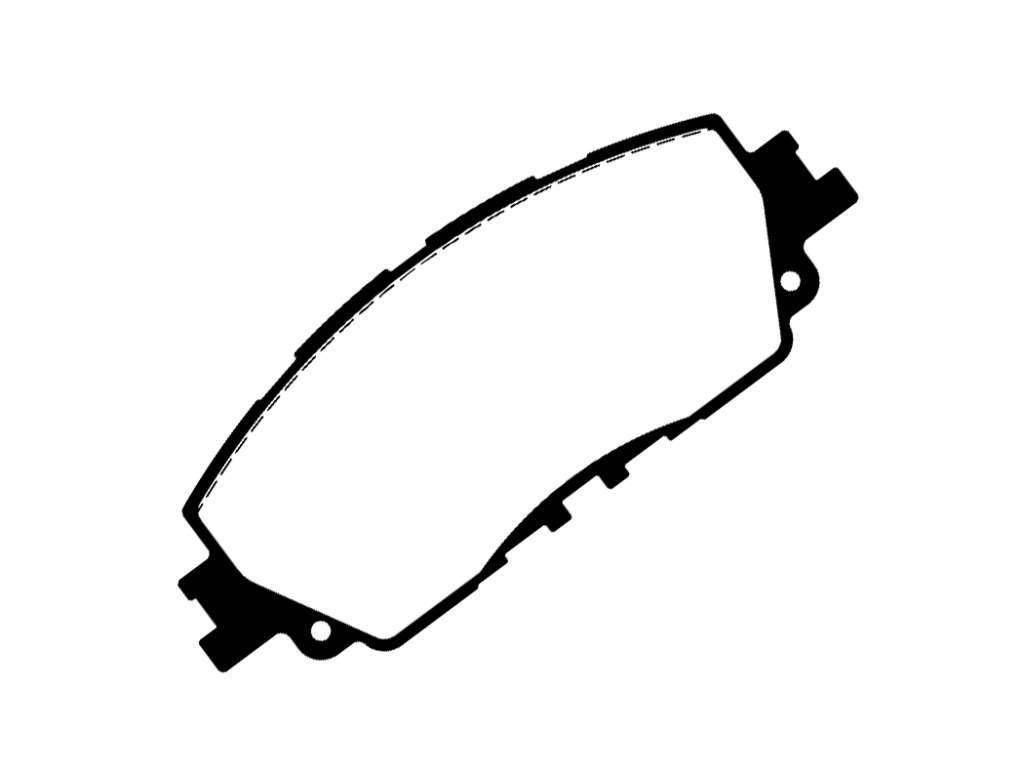 Pastilla de freno delantera