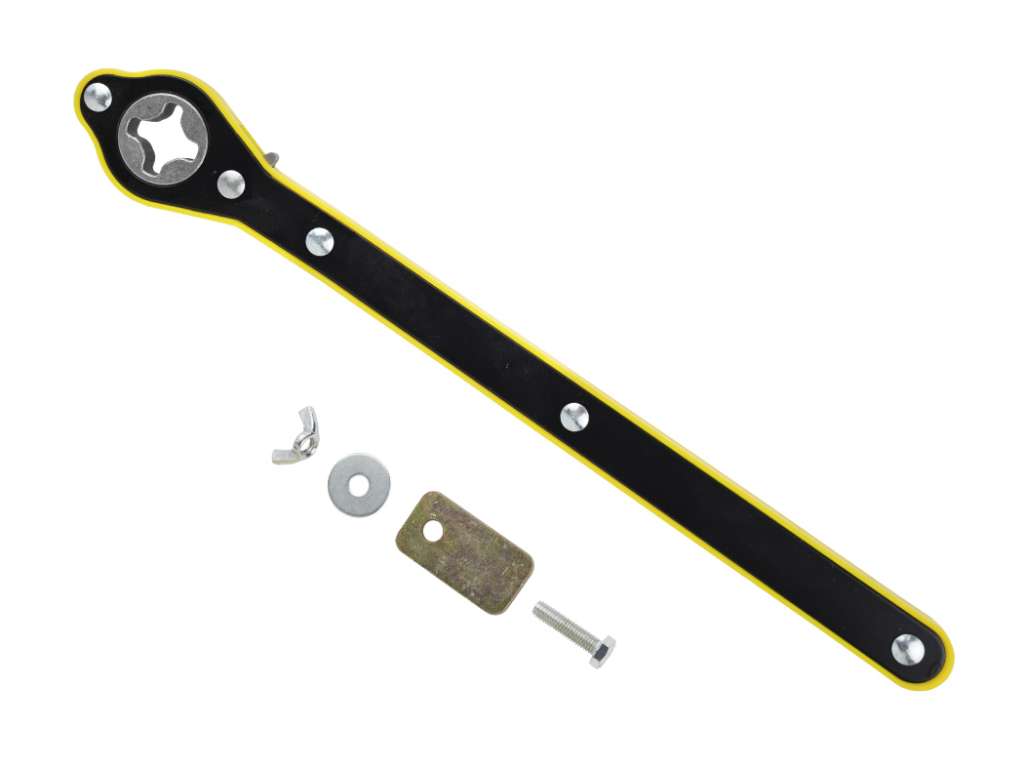 Llave de trinquete para gato de tijera