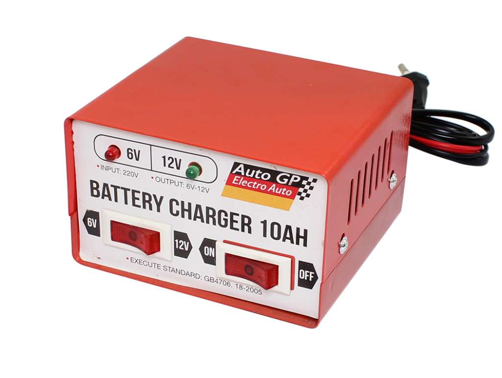 Cargador de Batería 6/12V 10A Lento