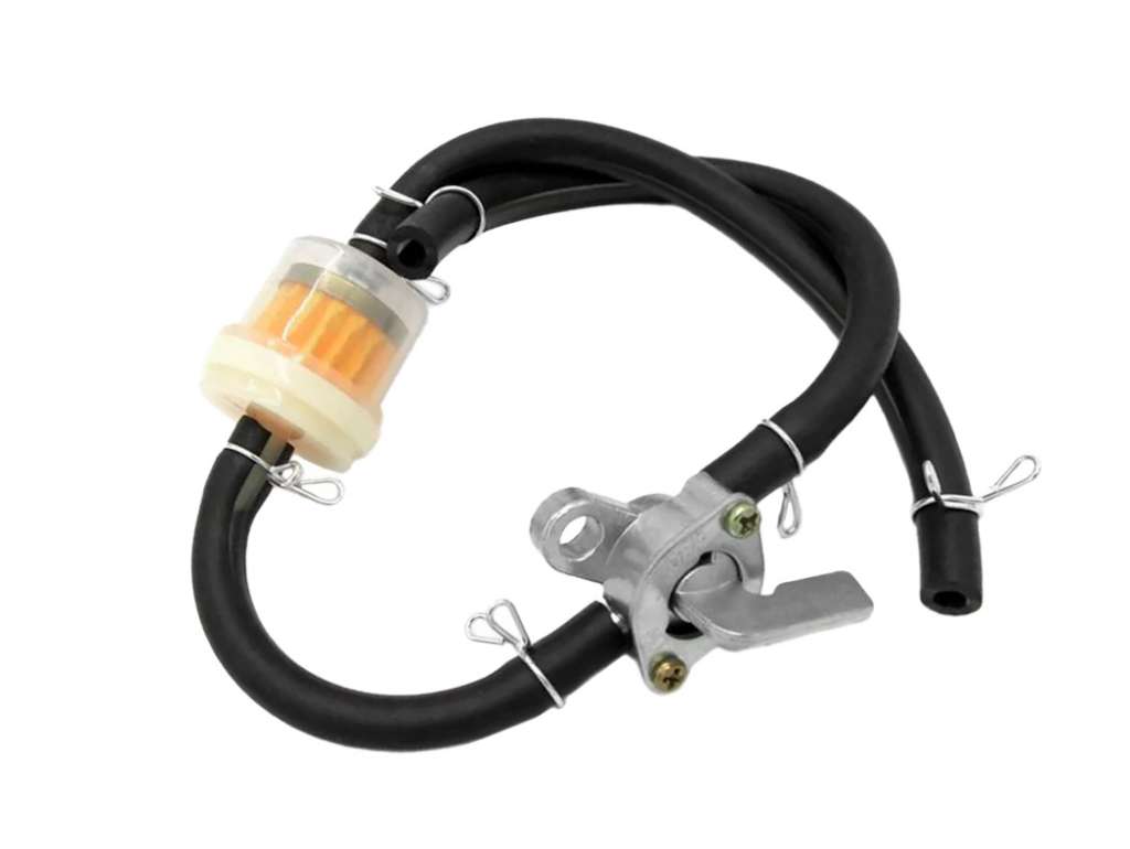 FILTRO COMBUSTIBLE UNIV. NAFTA MOTO C/GRIFO/MANGUERA KIT