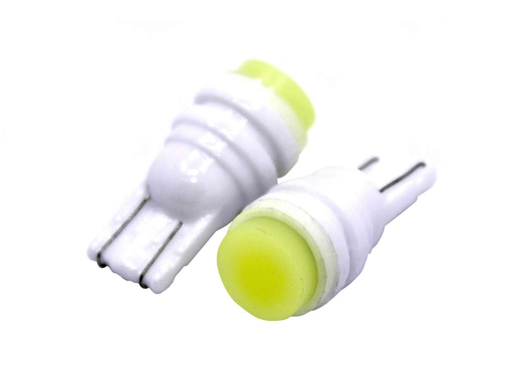 Lámpara de señalización 12V 10W C/impreso blanca 1 LED