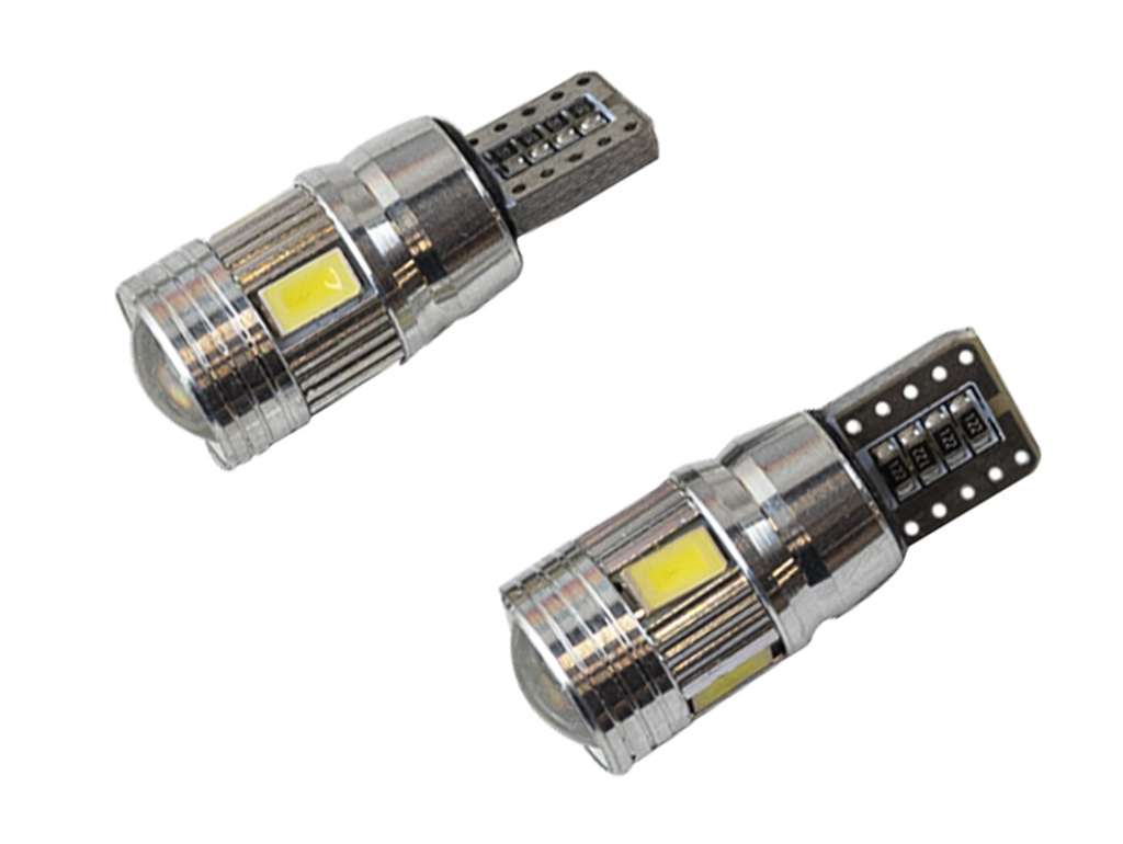LAMPARA LED 12V. C-IMPRESO CANBUS 6 LED JGO.