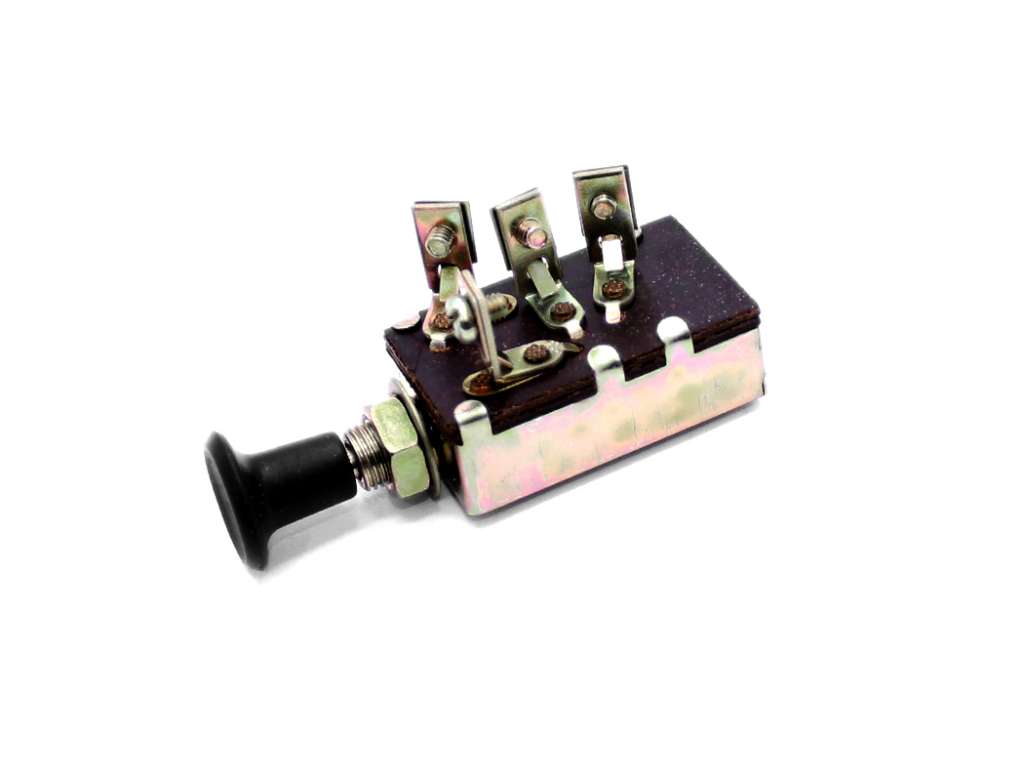 Interruptor de luces universal, 2 conectores, sin fusible