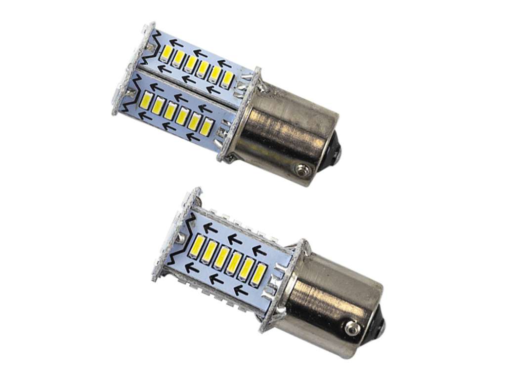 LAMPARA JGO. 12V. 21W. 1P BLANCA LED DESTELLANTE