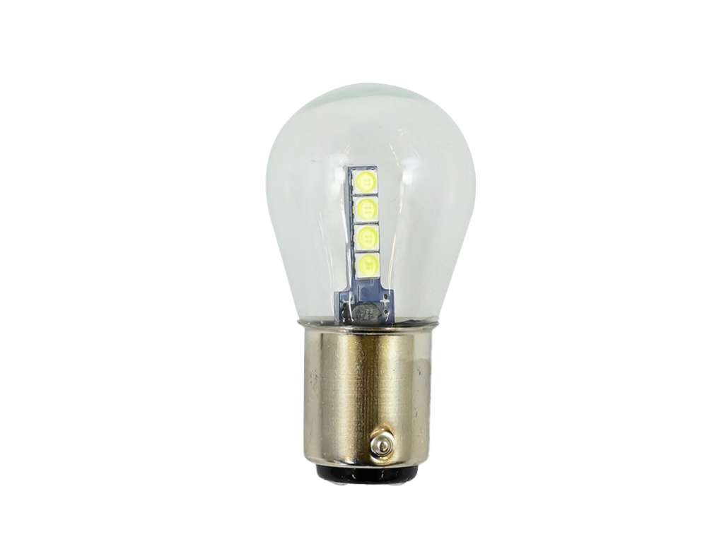 LAMPARA 12V. 21/5W. 2P P/DESPAREJA BLANCA LED