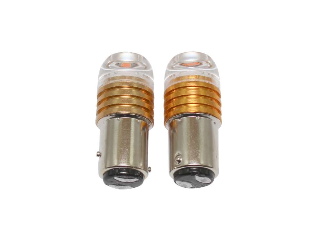 LAMPARA JGO. 12V. 21/5W. 2P AMBAR LED DESTELLANTE