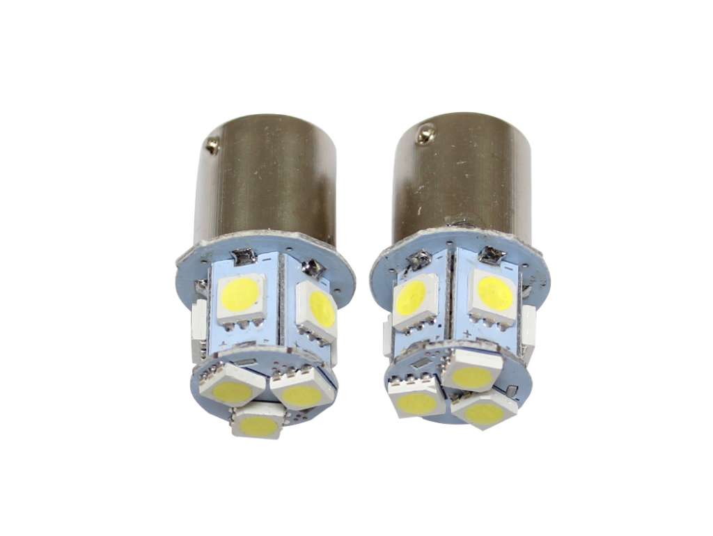 LAMPARA JGO. 12V. 5W. 1P BLANCA LED DESTELLANTE