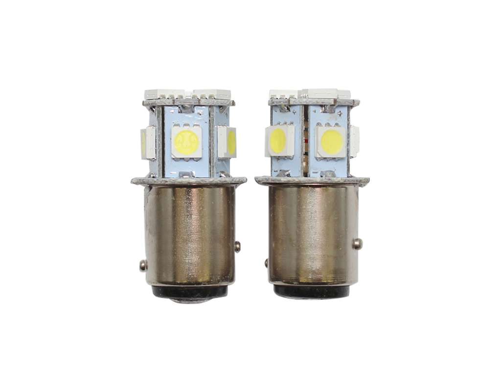 LAMPARA JGO. 12V. 21/5W. 2P P/DESPAREJA BLANCA LED DESTELLANTE