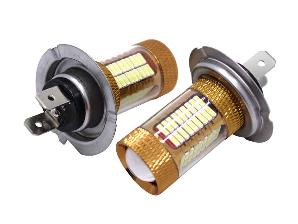 Juego de lámparas LED H7 12V con lupa