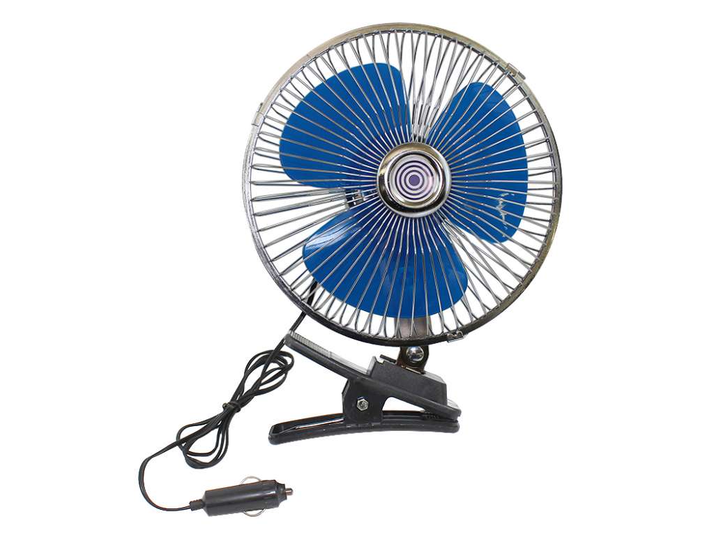 Ventilador universal 12V 8 pulgadas oscilante