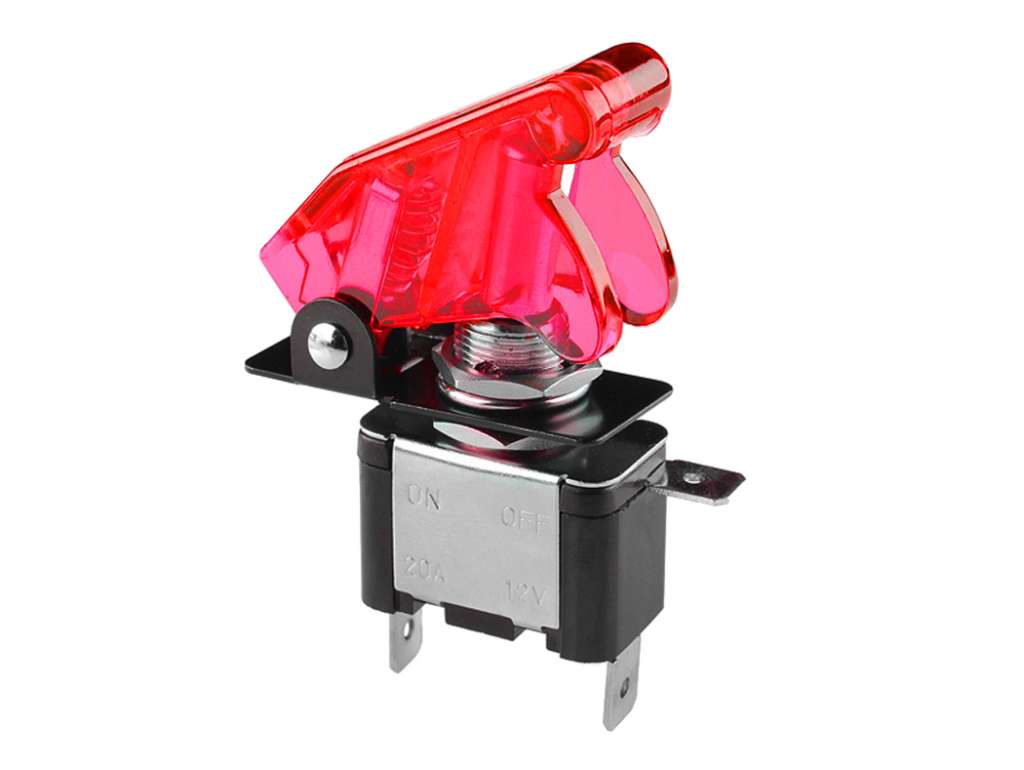 Llave universal con luz roja y cristal
