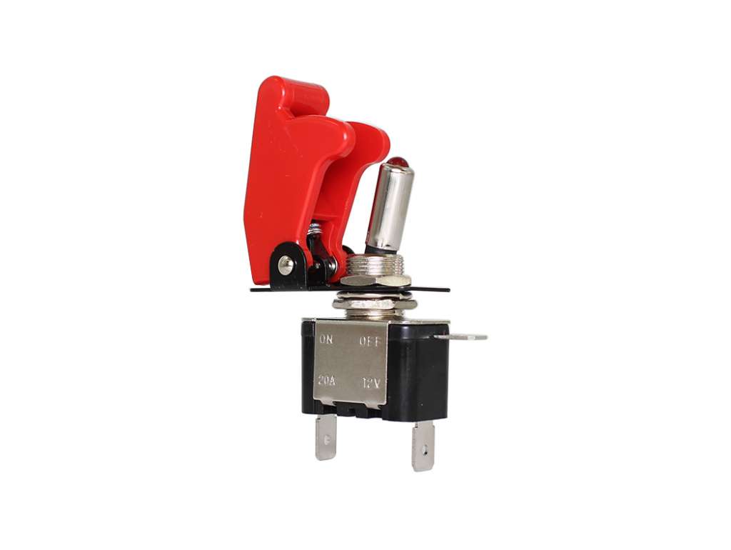 Llave de encendido universal con luz roja opaca