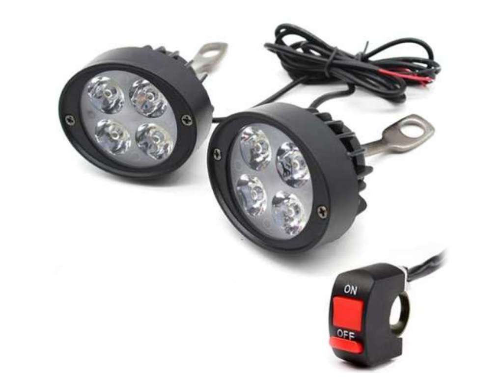 FARO CAMINERO UNIV. RED. 6LED 12/24V. MOTO JGO
