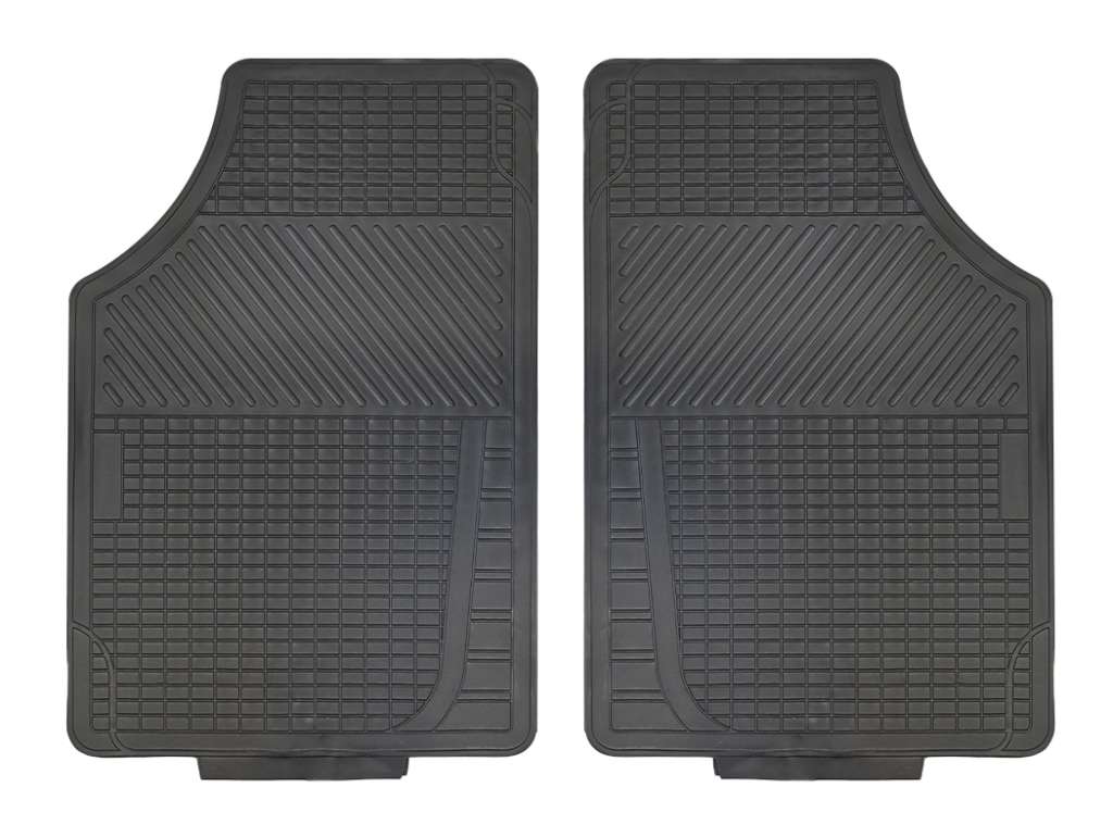 Alfombra universal delantera, juego de 2 piezas