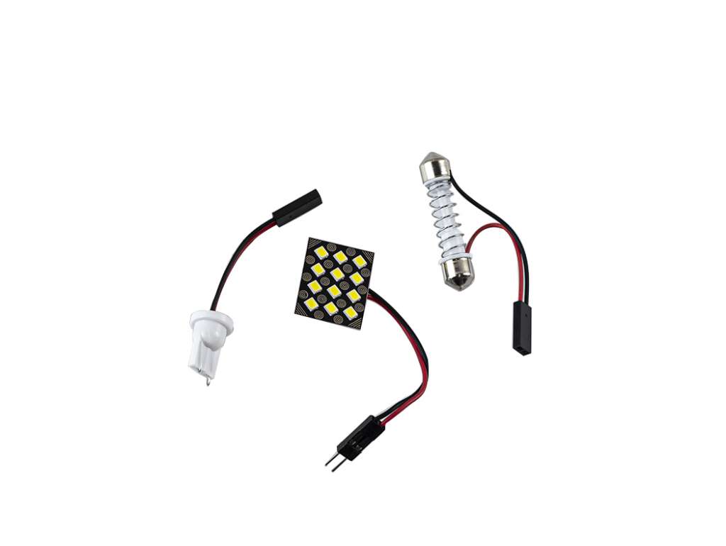 Lámpara LED Tubular Universal 12 LED Blanca