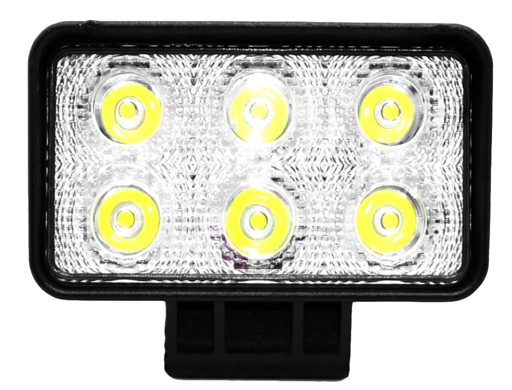 FARO CAMINERO UNIV. RECT. 6LED 110MM 12/24V