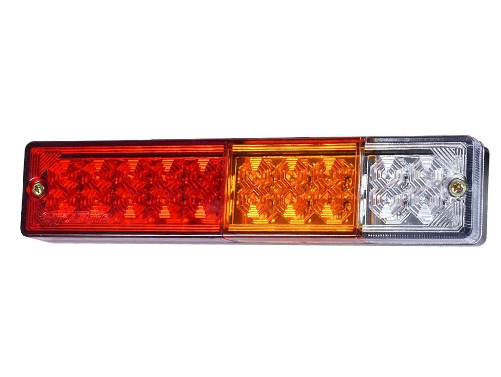 FARO TRASERO UNIV. RECT. 20LED 12/24V 240MM