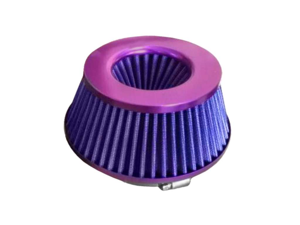 FILTRO AIRE UNIV. PERMANENTE 76MM VIOLETA CONICO BAJO