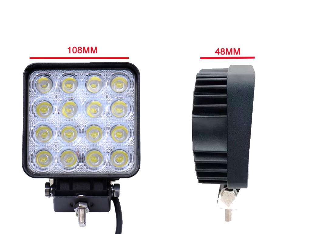 FARO CAMINERO  UNIV. RECT. 16LED 108MM