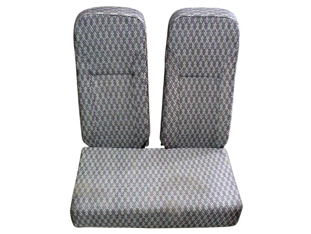 ASIENTO TRASERO UNIV. 2 PERSONAS NEGRO