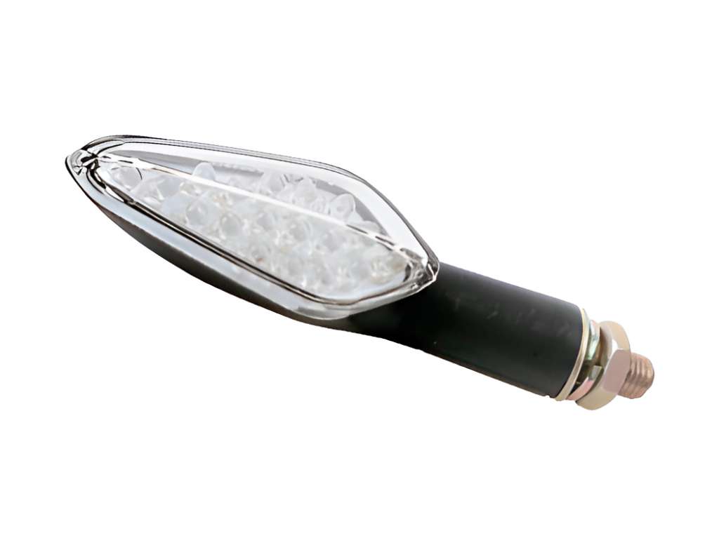 FARO SEÑALERO UNIV. MOTO JGO. 18LED NEGRO