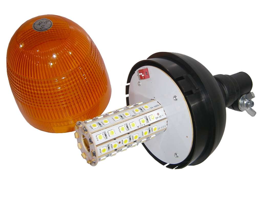 Luz de emergencia universal ámbar LED