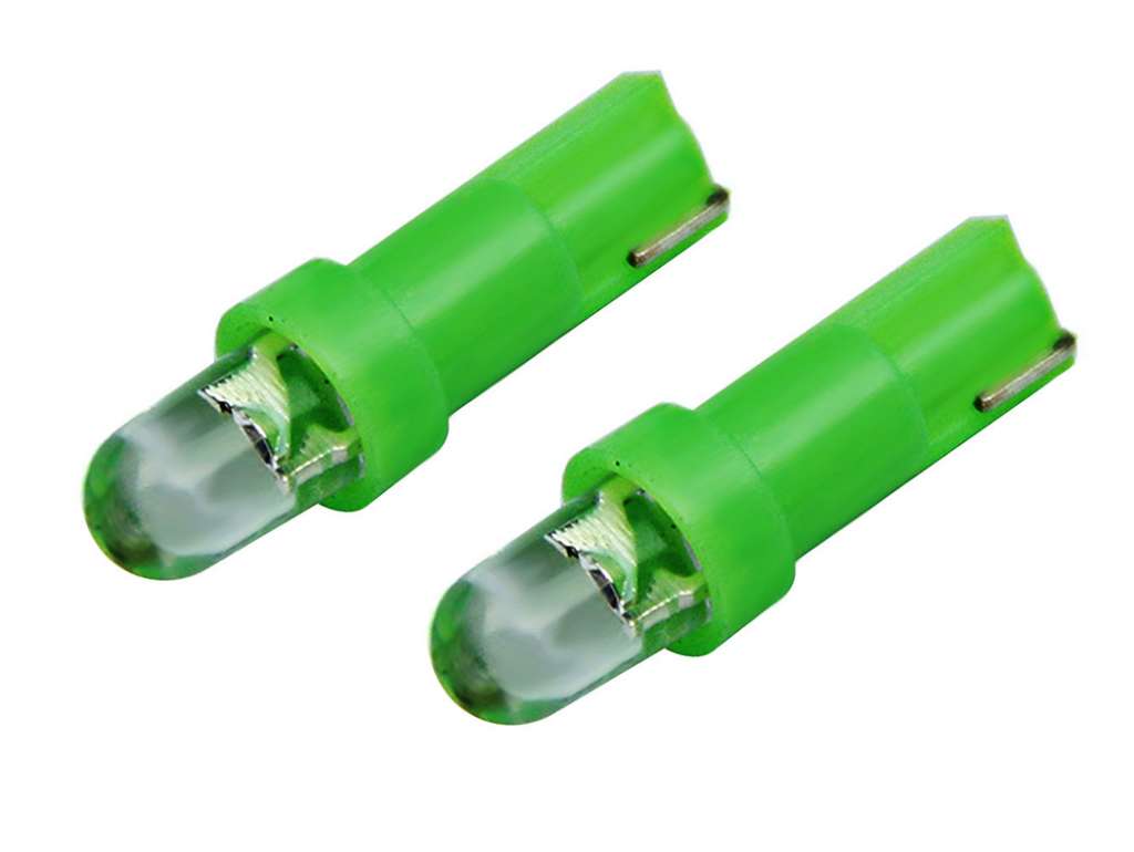 LAMPARA LED 12V 1,5 W C-I VERDE JGO