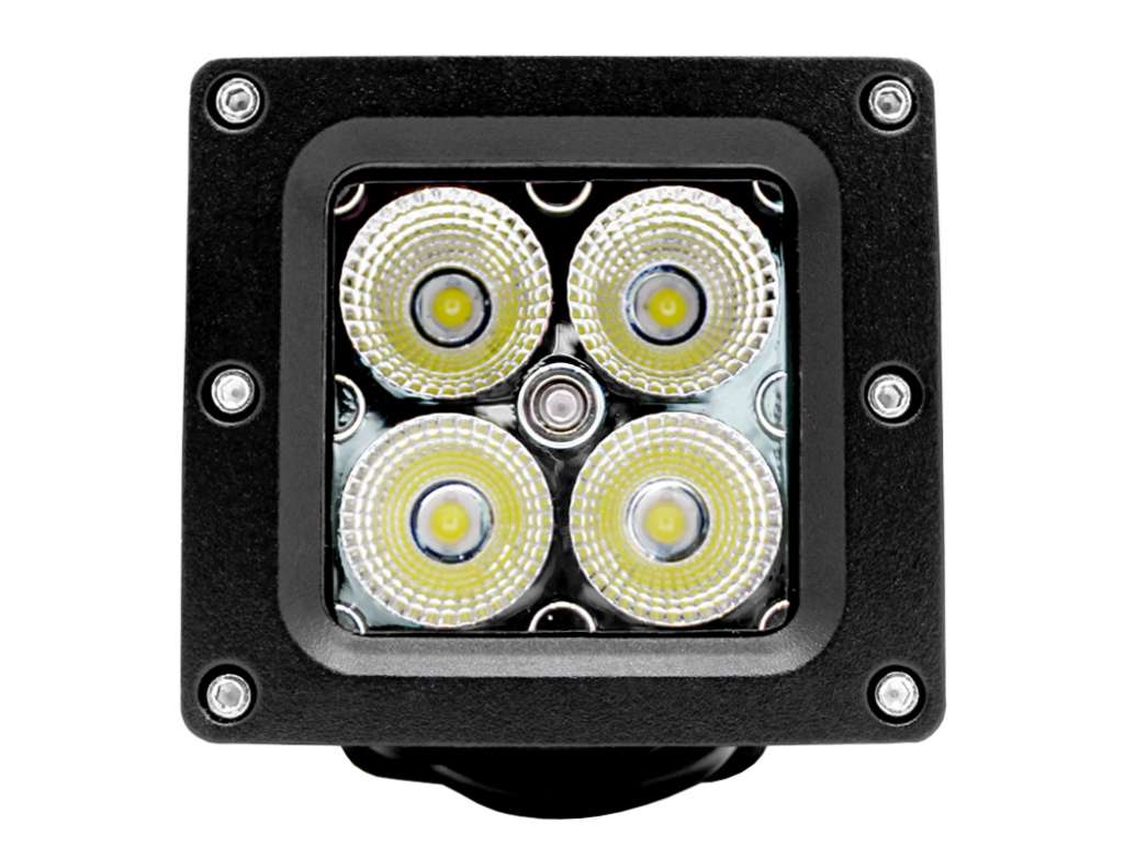 FARO CAMINERO UNIV. RECT. 4LED 86MM 12/24V