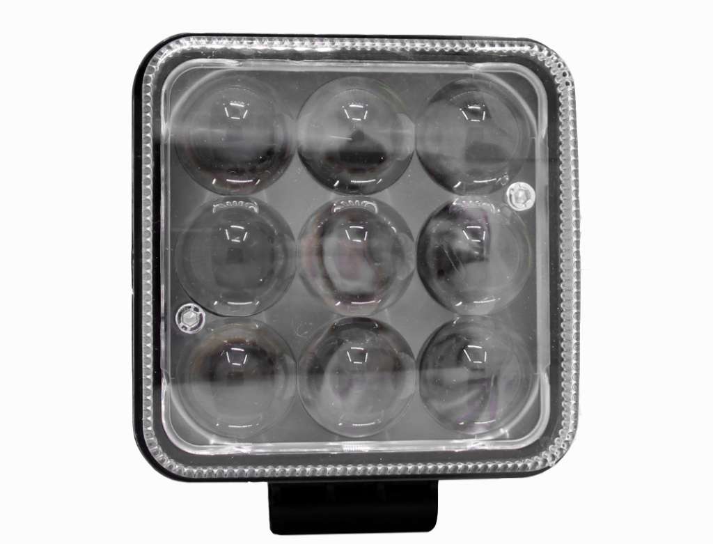 FARO CAMINERO UNIV. RECT. 9LED 105MM 12/24V