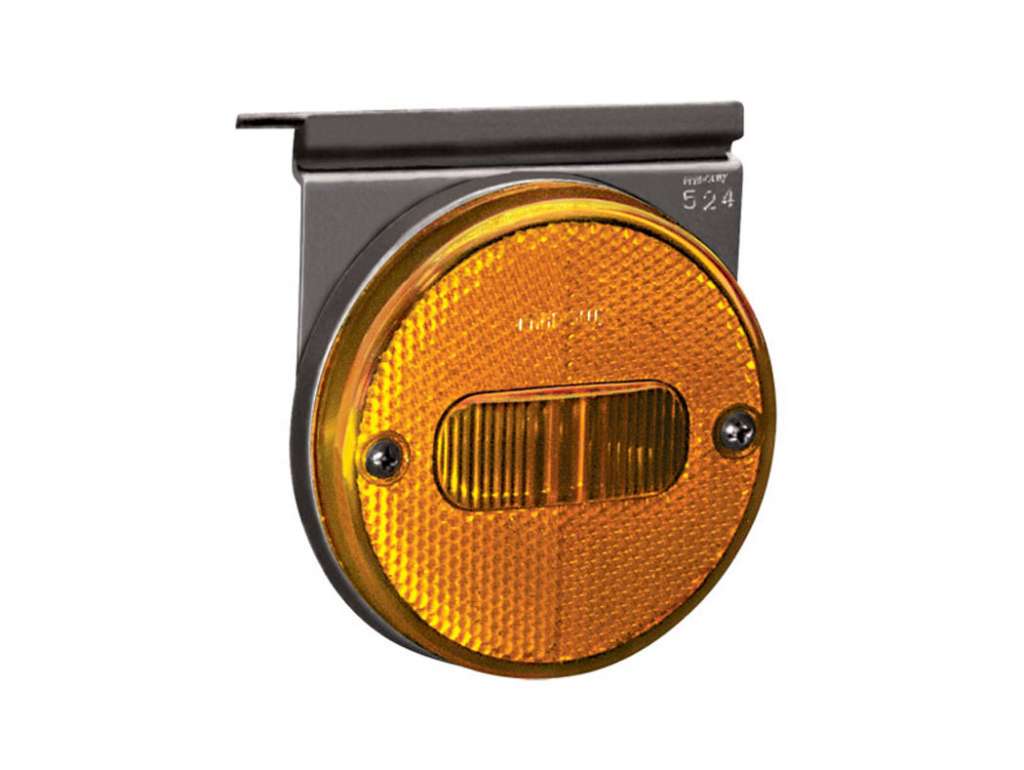 Faro lateral universal con soporte ámbar