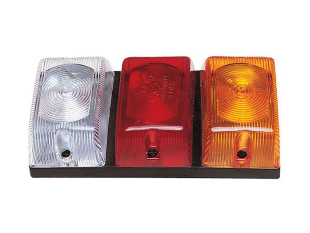 FARO TRASERO   UNIV. AMBAR/ROJO/CRISTAL