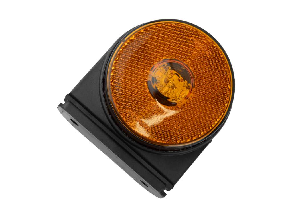 Faro lateral ámbar LED 12/24V con cable