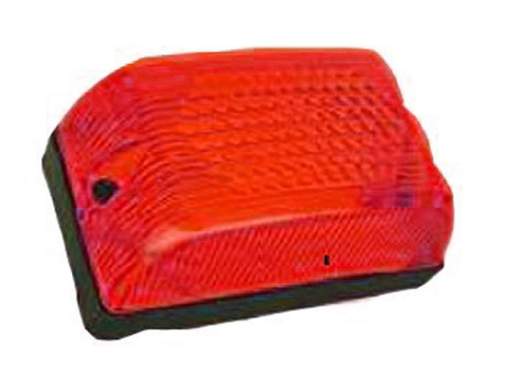 Farol universal rectangular rojo