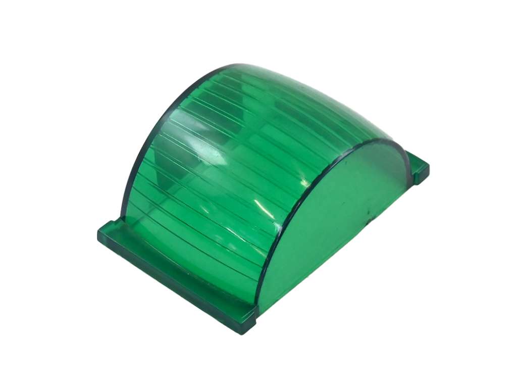 Acrílico universal rectangular con protección verde