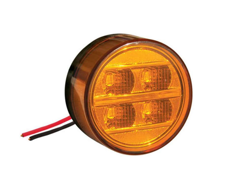 Faro de señalero LED ámbar 70mm