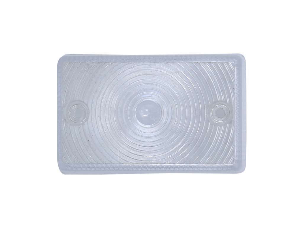 Lente acrílico universal para farol rectangular, transparente