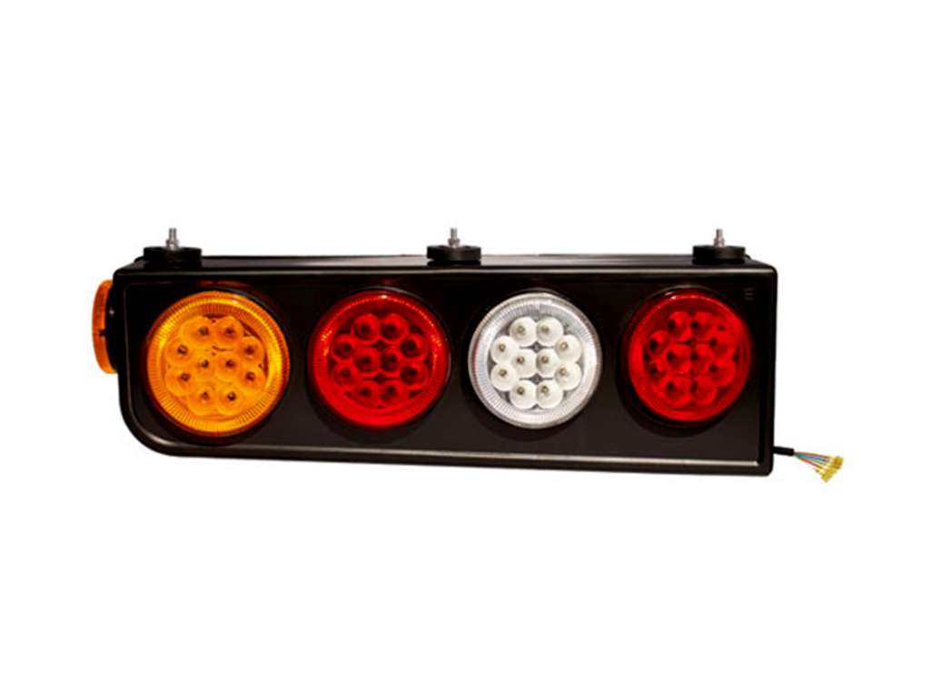Faro trasero universal Random con módulo LED izquierdo 12/24V