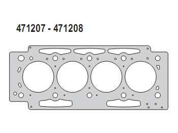 JUNTA TAPA CILINDRO CI C4/C5/PE 307 2.0 EW10J