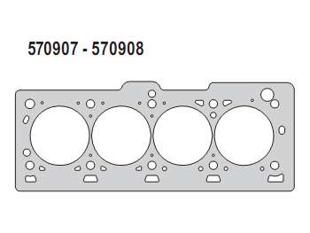 JUNTA TAPA CILINDRO RE CLIO 1.4/1.6 16V K4M LAMINA