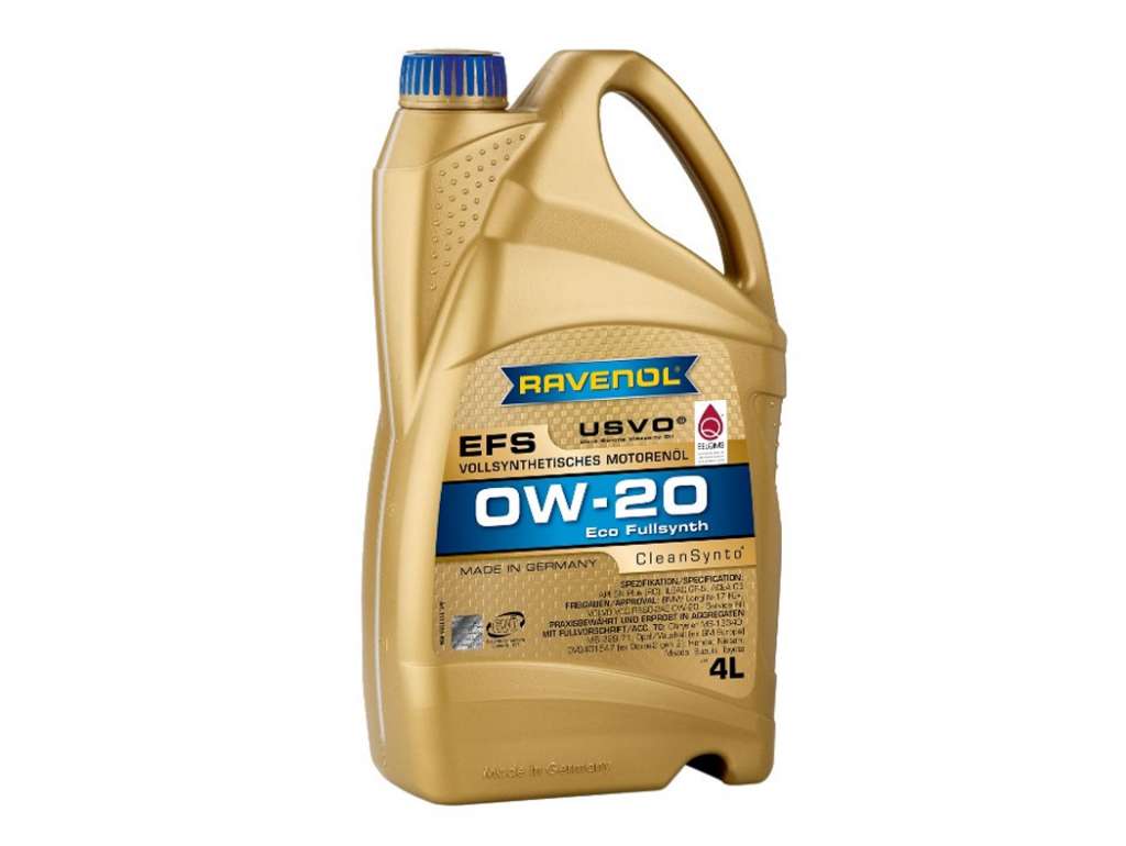 ACEITE RAVENOL 0W20 4L. SINTETICO EFS SN/C5