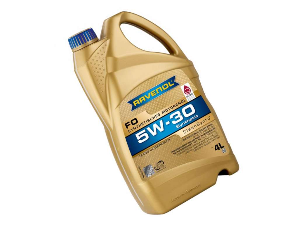 Aceite lubricante de motor Ravenol 5W30 sintético 4 litros